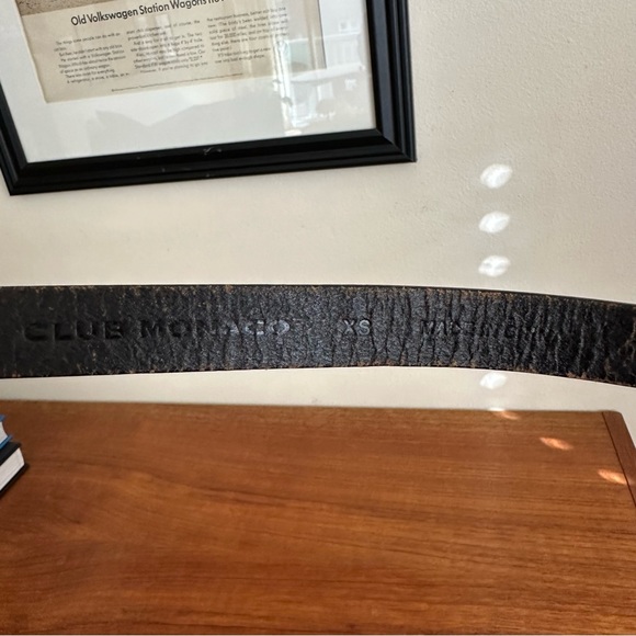 Club Monaco black and gold waist belt - Picture 6 of 7